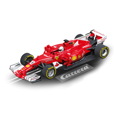 CARRO PARA PISTA ELETRICA AUTORAMA CARRERA EVOLUTION FERRARI SF70H SEBASTIAN VETTEL NUMERO 5 ESCALA 1/32 CAR20027575